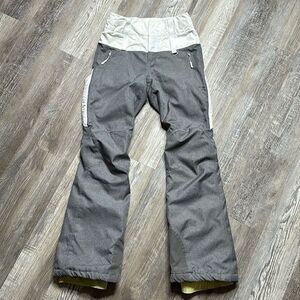 Kari Traa Gray and White Women's Pants - Slim fit